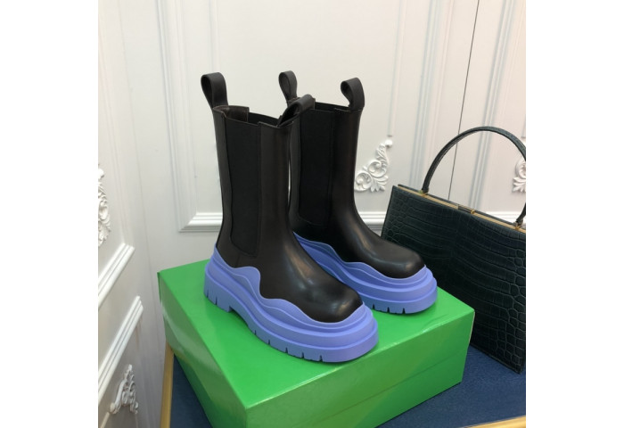 Botteg*Venta Tire Leather Ankle boots