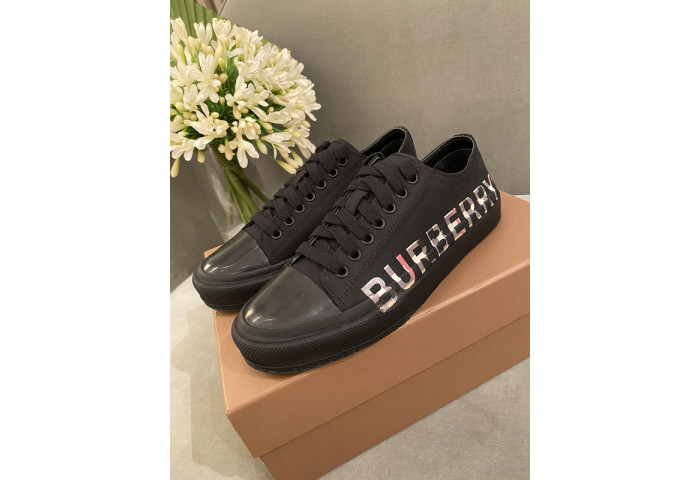 Bur*berry Vintage Check Cotton Sneakers