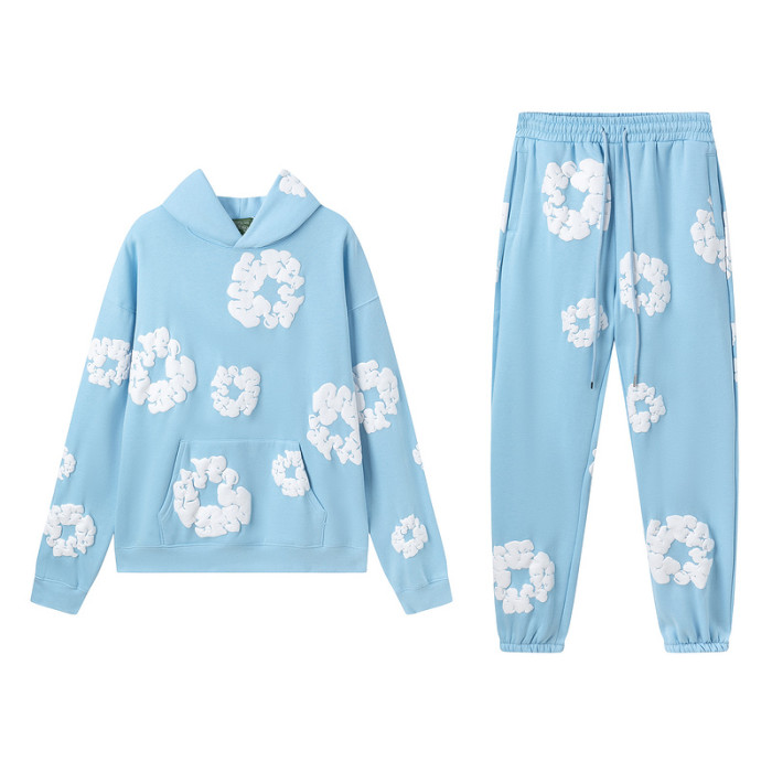 Denim Te*rs Hoodie&Pants