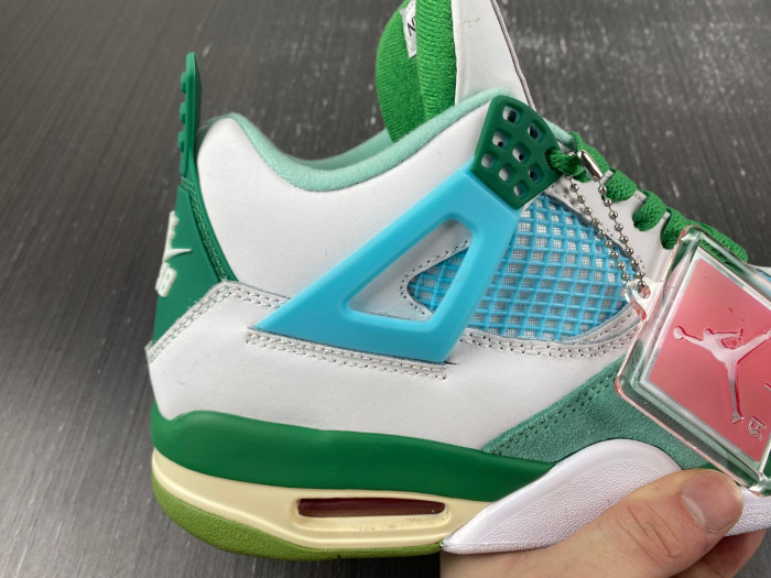nike sb x air jordan 4 "bulbasaur" custom