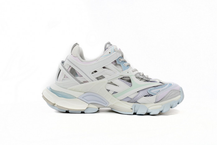Ba*len*cia*ga track 2 sneaker military black pale white purple 568615 w2gn3 9045