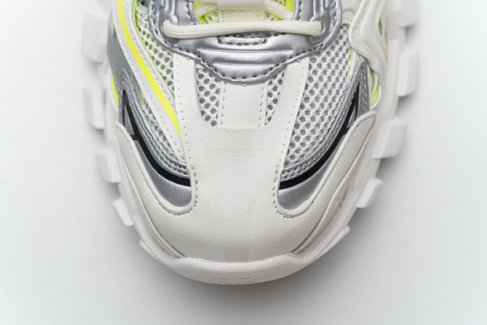 blenciaga Track 2 Sneaker White Fluo Yellow 568515 W2ON3 9073 B