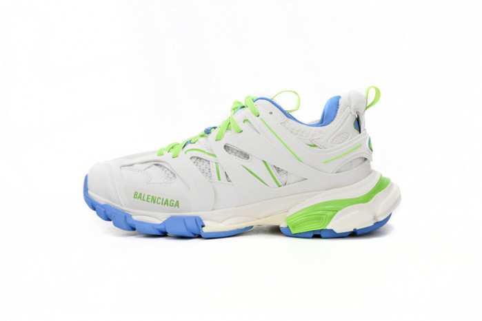 Ba*len*cia*ga tess s.green, white, and blue 542436 w2bc3 0285