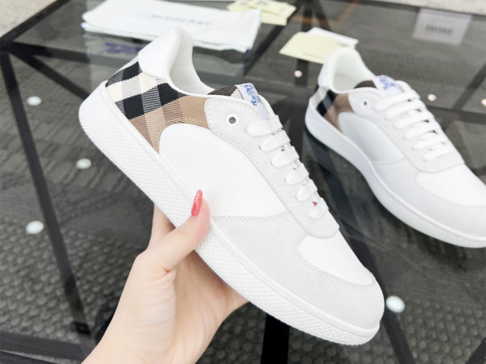 Bur*berry Check Terrace Sneakers