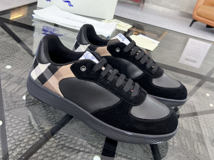 Bur*berry Check Terrace Sneakers