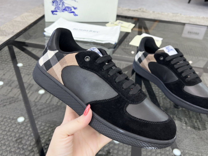 Bur*berry Check Terrace Sneakers