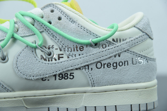 ow x dunk low 