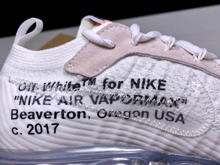 ow nike air vapormax white aa3831-100