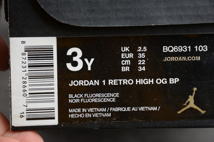 Air Jordan 1 Mid GS Panda White Black Teal Tint KID-BQ6931-103