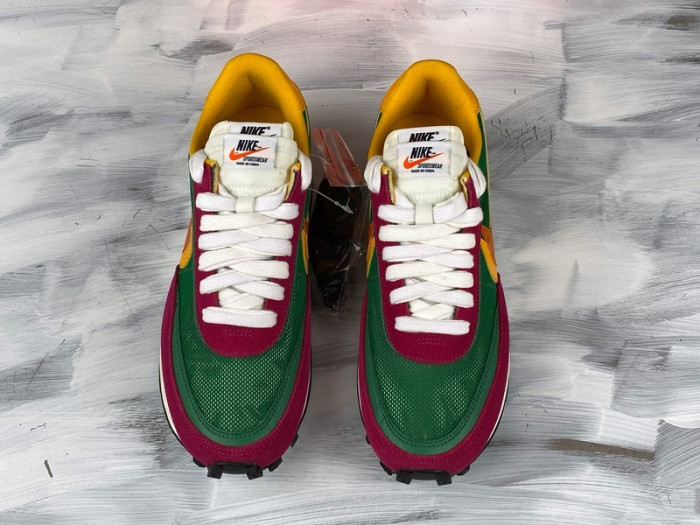 nike ld waffle sacai pine green - bv0073-301