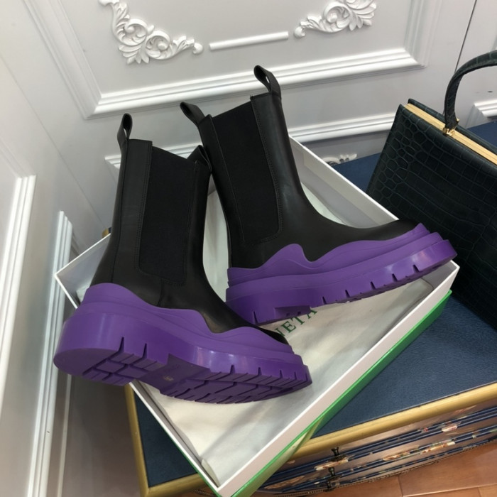 botteg*Ve*ne*ta tire leather ankle boots