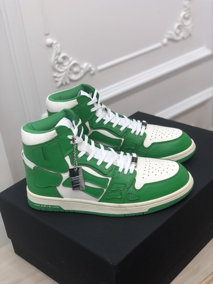 amiri* skel leather sneakers
