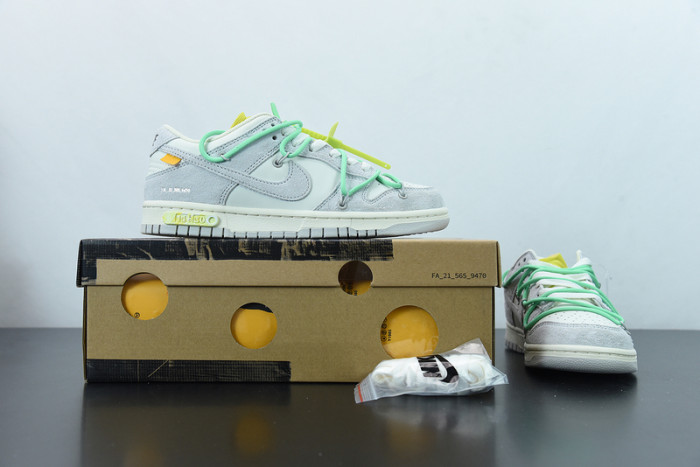 ow x dunk low 