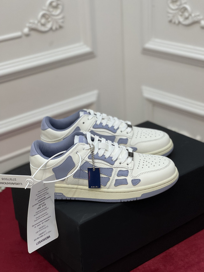 amiri* skel leather sneakers