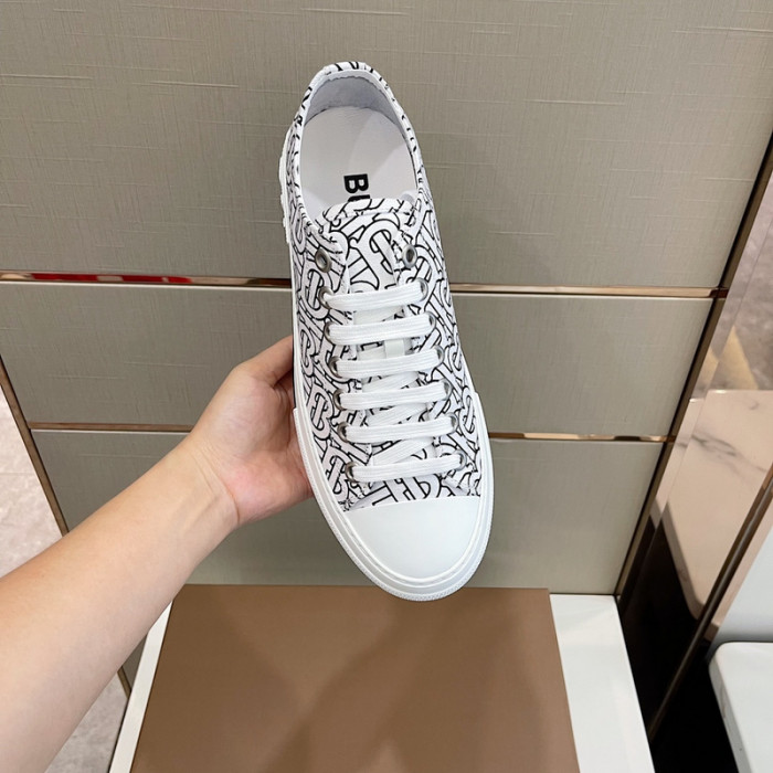 Bur*berry Vintage Check Cotton Sneakers