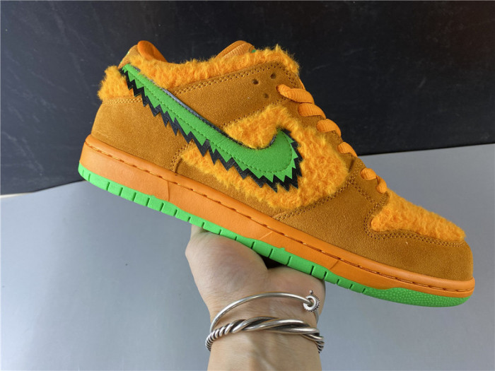 nike sb dunk low grateful dead bears orange - cj5378-800