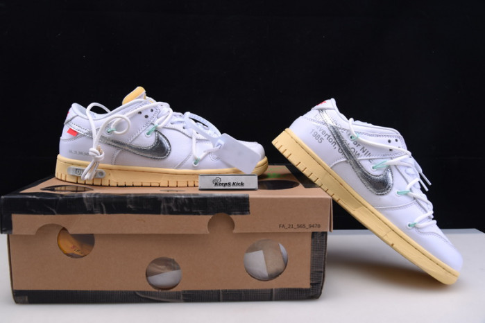 ow x dunk low 
