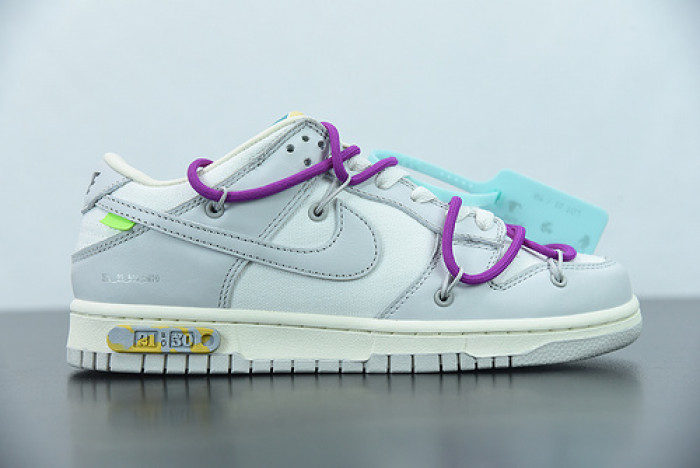 ow x dunk low ''lot 21 of 50''